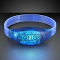 5 Day Custom Sound Activated Light Up Blue LED Flashing Bracelet